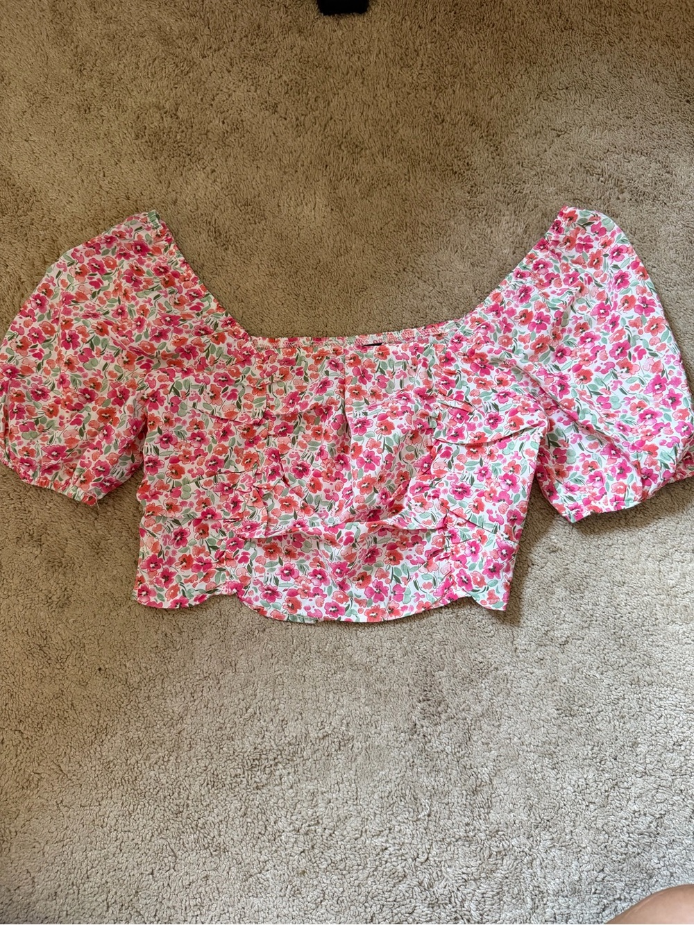 Shein floral tank size S